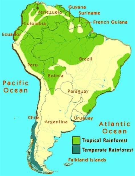 de la selva en Brasil mapa