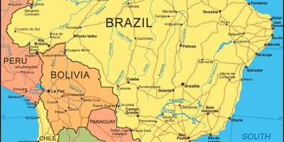 Ciudades de Brasil mapa