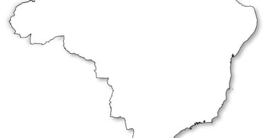Mapa de Brasil esquema