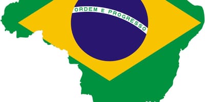Brasil bandera mapa