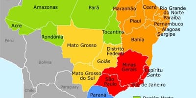 Brasil regiones mapa